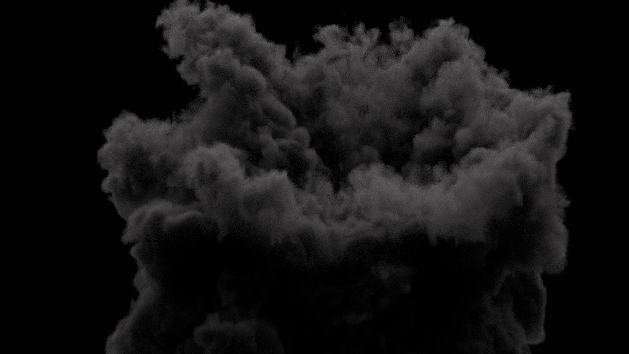 Raw EmberGen smoke simulation pass